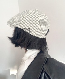 LAC-VERT | パステルチェックハンチング(ハンチング/ベレー帽)