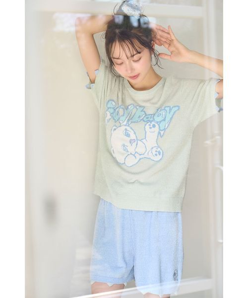 【icy baby】【接触冷感】Ｔシャツセットアップ icy baby】【接触冷感】Tシャツセットアップ（セットアップ