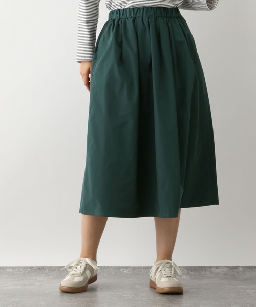 FOUND GOOD（ファウンドグッド）の「ボリュームミディスカート（スカート・レディース・グレー系/アイボリー/ブラック/グリーン系5・L/M/S）」の4枚目の写真