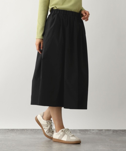 FOUND GOOD（ファウンドグッド）の「ボリュームミディスカート（スカート・レディース・グレー系/アイボリー/ブラック/グリーン系5・L/M/S）」の2枚目の写真