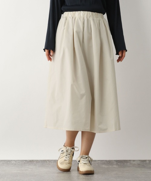 FOUND GOOD（ファウンドグッド）の「ボリュームミディスカート（スカート・レディース・グレー系/アイボリー/ブラック/グリーン系5・L/M/S）」の8枚目の写真