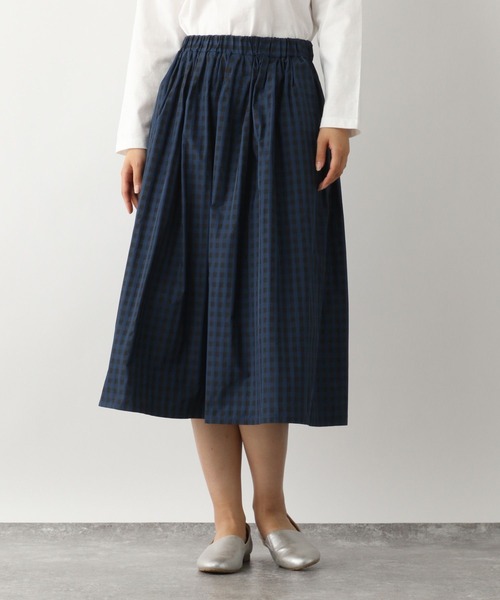 FOUND GOOD（ファウンドグッド）の「ボリュームミディスカート（スカート・レディース・グレー系/アイボリー/ブラック/グリーン系5・L/M/S）」の18枚目の写真