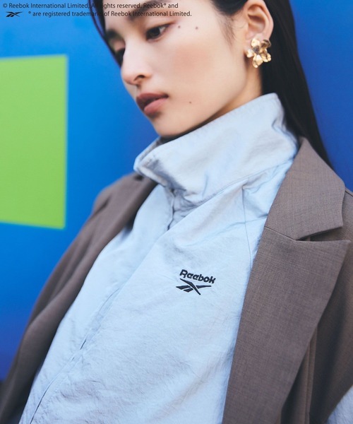 Reebok(リーボック)の「【Reebok】VIS別注ダブルジップラインブルゾン(ブルゾン・レディース・ネイビー/ホワイト/サックスブルー・FREE)」の5枚目の写真