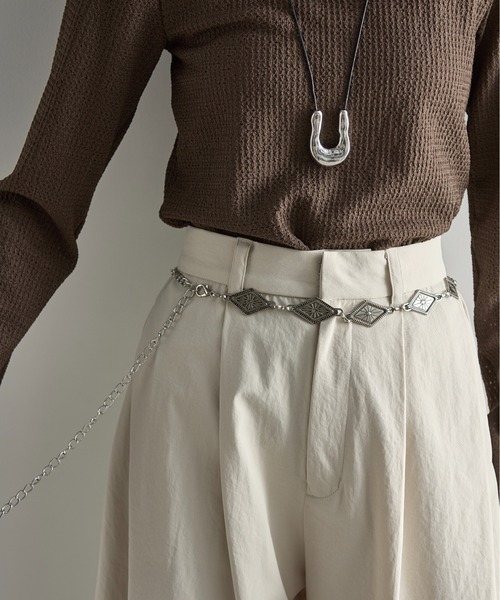 セール】ニュアンスシルバーコンチョベルト（ベルト）｜THE YOn