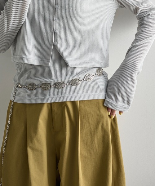 THE YOn(ザヨン)の「ニュアンスシルバーコンチョベルト(ベルト・レディース・シルバー系その他2/シルバー系その他・FREE)」の2枚目の写真