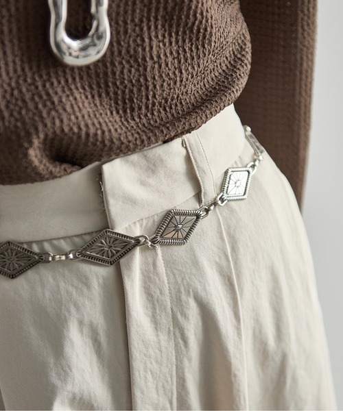 madameH CLOSETコンチョベルト Theater code ベルト western rivet leather concho belt