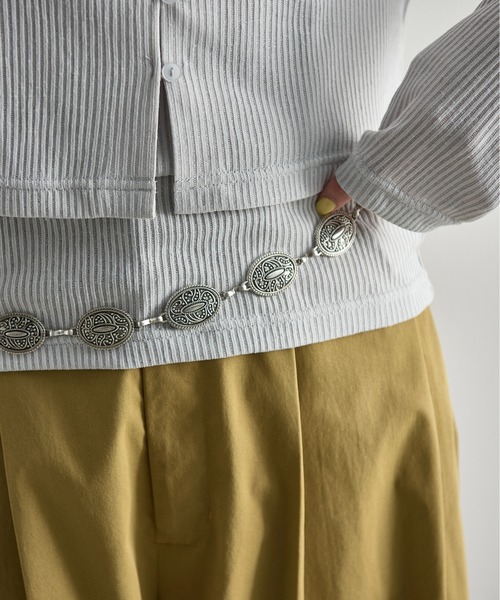 THE YOn(ザヨン)の「ニュアンスシルバーコンチョベルト(ベルト・レディース・シルバー系その他2/シルバー系その他・FREE)」の13枚目の写真