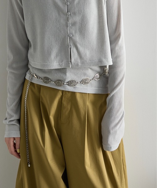 THE YOn(ザヨン)の「ニュアンスシルバーコンチョベルト(ベルト・レディース・シルバー系その他2/シルバー系その他・FREE)」の17枚目の写真