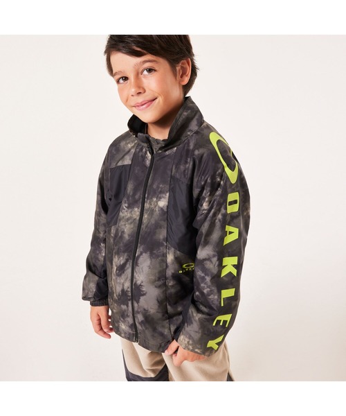 OAKLEY(オークリー)の「オークリー Ytr Wind Warm Jacket 8.0 / JACKET ジャケット/撥水/防風/保温/キッズ・ユース /OAKLEY(ブルゾン・キッズ・ブラック/ブラックミックス/ホワイト×グレー・S/XS/L/M)」の1枚目の写真