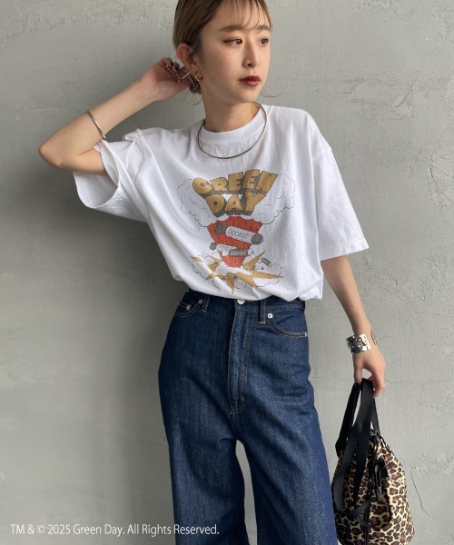 GOOD ROCK SPEED（グッドロックスピード）の「[GOOD ROCK SPEED/グッドロックスピード] GREEN DAY ロックプリントTシャツ (DOOKIE)（Tシャツ/カットソー・レディース・ホワイト・XL/L）」の14枚目の写真