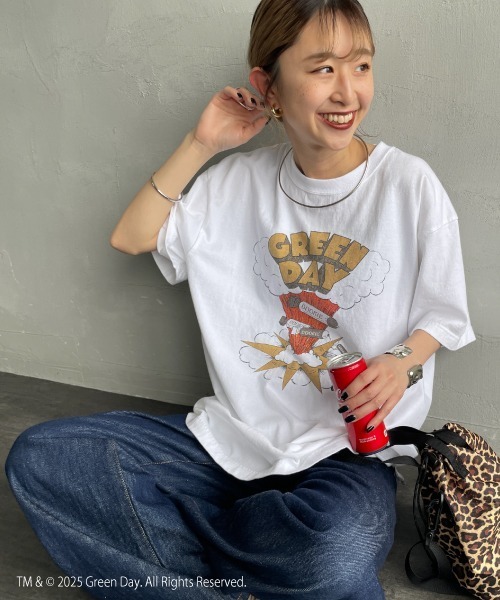 GOOD ROCK SPEED（グッドロックスピード）の「[GOOD ROCK SPEED/グッドロックスピード] GREEN DAY ロックプリントTシャツ (DOOKIE)（Tシャツ/カットソー・レディース・ホワイト・XL/L）」の2枚目の写真