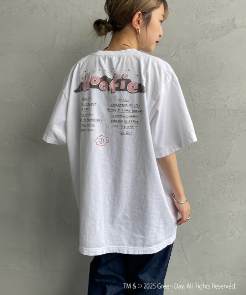GOOD ROCK SPEED（グッドロックスピード）の「[GOOD ROCK SPEED/グッドロックスピード] GREEN DAY ロックプリントTシャツ (DOOKIE)（Tシャツ/カットソー・レディース・ホワイト・XL/L）」の5枚目の写真
