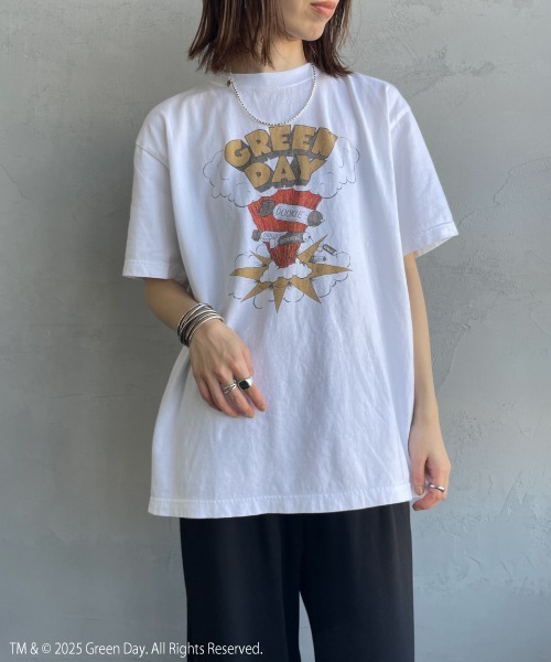 GOOD ROCK SPEED（グッドロックスピード）の「[GOOD ROCK SPEED/グッドロックスピード] GREEN DAY ロックプリントTシャツ (DOOKIE)（Tシャツ/カットソー・レディース・ホワイト・XL/L）」の22枚目の写真