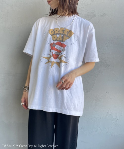 GOOD ROCK SPEED（グッドロックスピード）の「[GOOD ROCK SPEED/グッドロックスピード] GREEN DAY ロックプリントTシャツ (DOOKIE)（Tシャツ/カットソー・レディース・ホワイト・XL/L）」の21枚目の写真