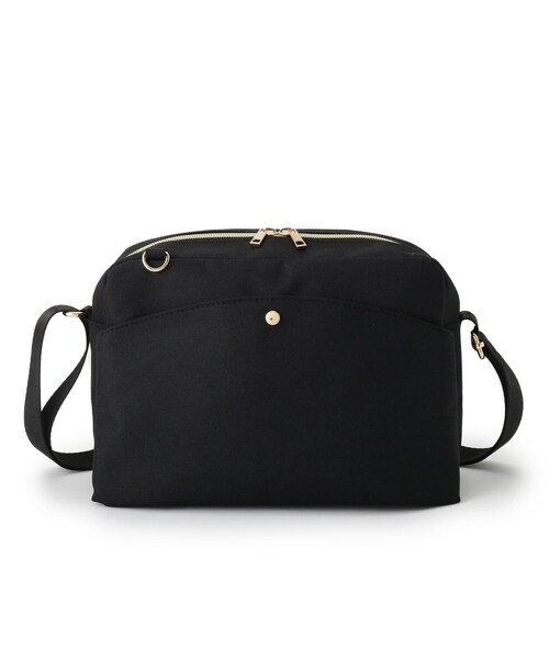 SHOO・LA・RUE（シューラルー）の「【撥水】フロントポケットショルダーバッグ（ショルダーバッグ・レディース・グレー/ブルー/ブラック・00）」の22枚目の写真