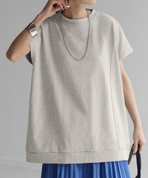 モックネックTシャツ