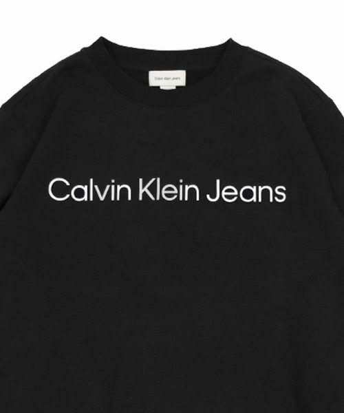 本店は セール】【Calvin Klein】A-REG CN(FLEECE LOGO INSTIT アイドル