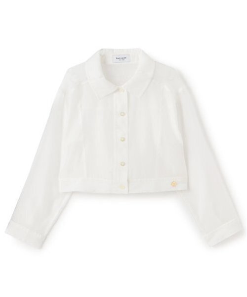 kate spade ホワイト長袖シャツ 140 kate spade new york kids（ケイトスペードニューヨーク）の