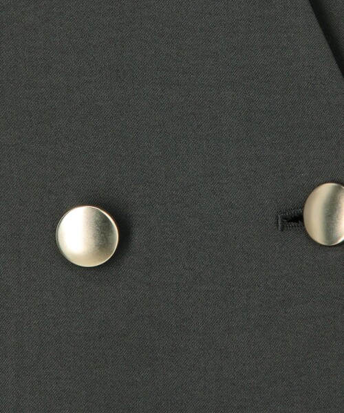 MICO COULIER（ミコクリエ）の「《セットアップ対応》ハイストレッチカルゼワッシャーノーカラージャケット（ノーカラージャケット・レディース・ネイビー/チャコールグレー/グレイッシュベージュ・38）」の21枚目の写真