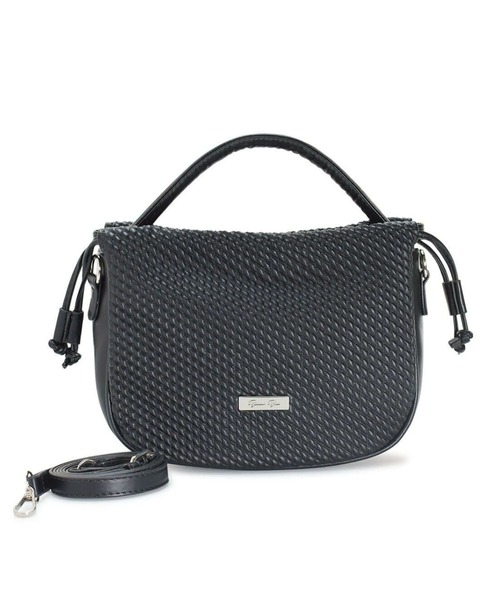 BarcosBlue(バルコスブルー)の「【BarcosBlue/バルコスブルー】キルティング風巾着2wayバッグ(ハンドバッグ・レディース・ベージュ/ブラック・ONE SIZE)」の14枚目の写真