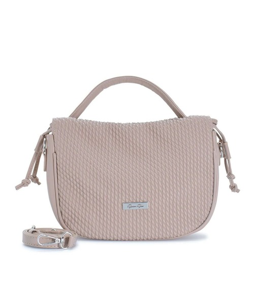 BarcosBlue(バルコスブルー)の「【BarcosBlue/バルコスブルー】キルティング風巾着2wayバッグ(ハンドバッグ・レディース・ベージュ/ブラック・ONE SIZE)」の15枚目の写真