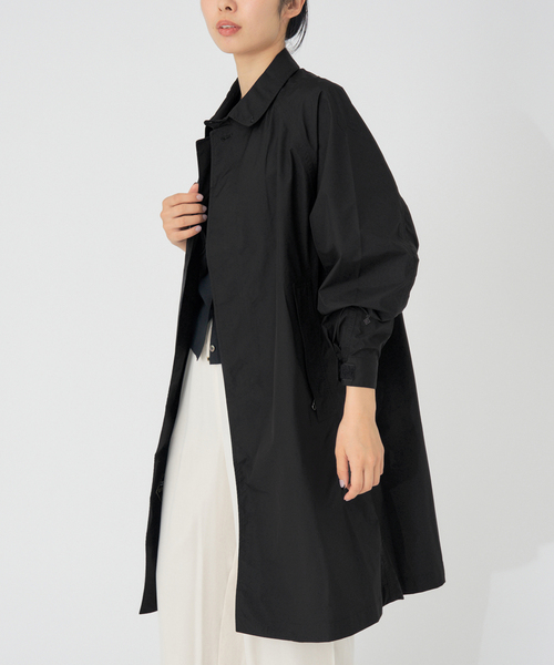 IENA（イエナ）の「THE NORTH FACE/ノースフェイス コンパイルライトコート NP12561（ステンカラーコート・レディース・ブラック/アイボリー・FREE）」の8枚目の写真