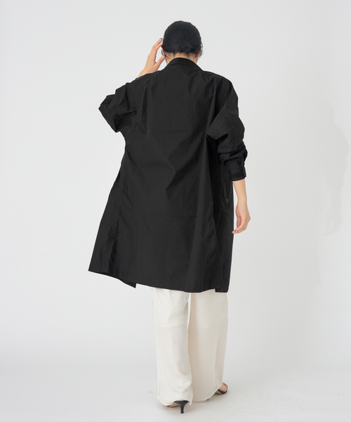 IENA（イエナ）の「THE NORTH FACE/ノースフェイス コンパイルライトコート NP12561（ステンカラーコート・レディース・ブラック/アイボリー・FREE）」の14枚目の写真