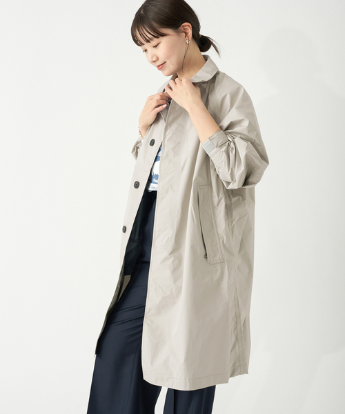 IENA（イエナ）の「THE NORTH FACE/ノースフェイス コンパイルライトコート NP12561（ステンカラーコート・レディース・ブラック/アイボリー・FREE）」の17枚目の写真