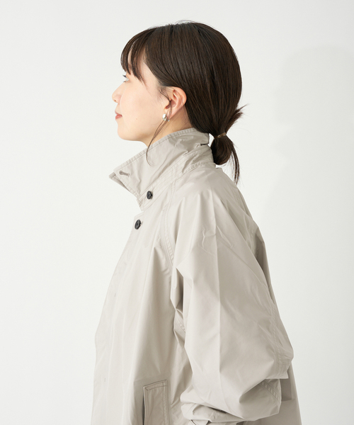IENA（イエナ）の「THE NORTH FACE/ノースフェイス コンパイルライトコート NP12561（ステンカラーコート・レディース・ブラック/アイボリー・FREE）」の20枚目の写真