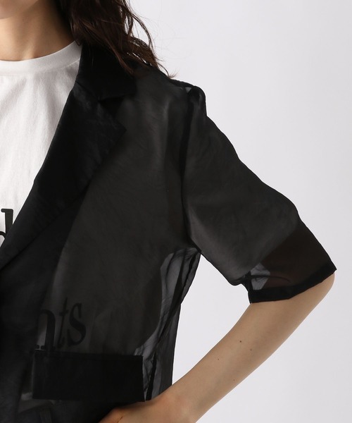 FOREVER 21（フォーエバー トゥエンティーワン）の「【2025SS】シアージャケット（テーラードジャケット・レディース・ブラック/ブラウン・FREE）」の14枚目の写真