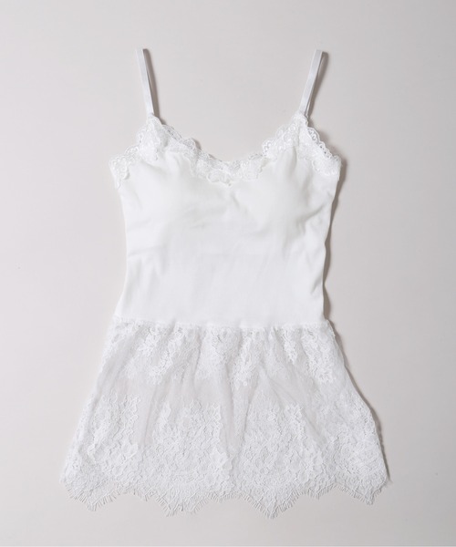 PHILLY（フィリー）の「【PHILLY】ヘムレースキャミソール（キャミソール・レディース・ホワイト/ブラック・FREE）」の18枚目の写真