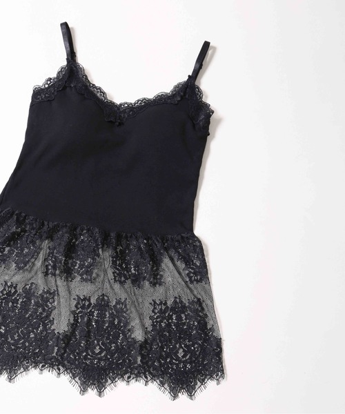 PHILLY（フィリー）の「【PHILLY】ヘムレースキャミソール（キャミソール・レディース・ホワイト/ブラック・FREE）」の15枚目の写真