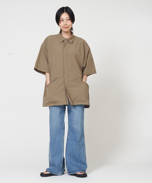 WILD THINGS（ワイルドシングス）の「DENALI S/S SHIRT デナリ ショート スリーブ シャツ（シャツ/ブラウス・メンズ・ブラック/ダークグリーン/ベージュ・M/L）」の14枚目の写真