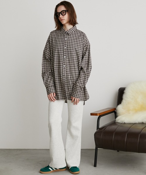 Auntie Rosa Holiday(アンティローザホリデー)の「セミフレアスウェットイージーパンツ / サイズ展開あり(その他パンツ・レディース・ネイビー/グレー・SMALL/MEDIUM)」の18枚目の写真