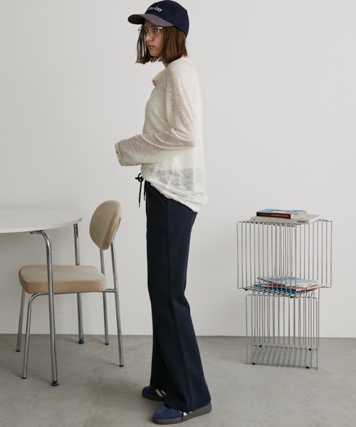 Auntie Rosa Holiday(アンティローザホリデー)の「セミフレアスウェットイージーパンツ / サイズ展開あり(その他パンツ・レディース・ネイビー/グレー・SMALL/MEDIUM)」の10枚目の写真