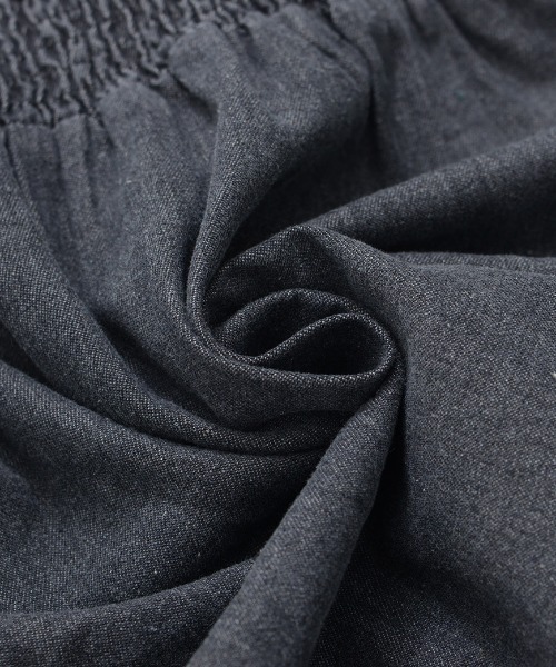 【ililil】オフショルダー デニムワンピース ililil/イルイルイル』【地雷ちゃんのモテに全振り！】オフ