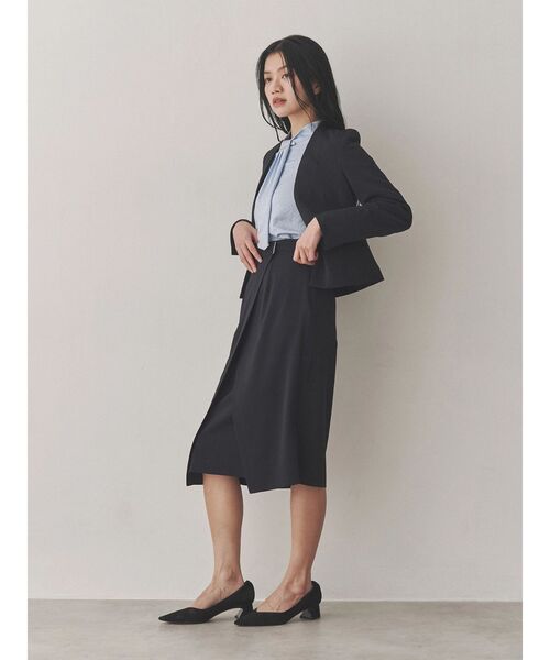 TONAL（トーナル）の「スーツアシメタイトスカート（スカート・レディース・ネイビー/グレー/ベージュ/ブラック・SMALL/MEDIUM/LARGE）」の14枚目の写真