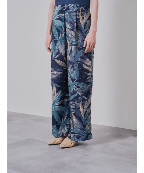 DOLLUPOOPS（ドールアップウップス）の「リーフプリントパンツ　オールインワン（つなぎ/オールインワン・レディース・ブラック/ベージュ・38）」の17枚目の写真