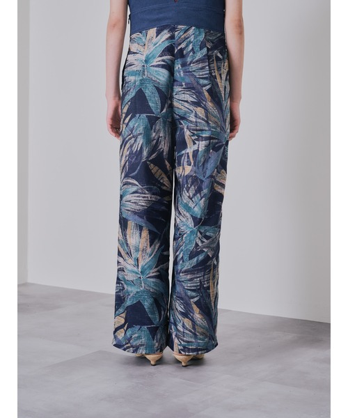 DOLLUPOOPS（ドールアップウップス）の「リーフプリントパンツ　オールインワン（つなぎ/オールインワン・レディース・ブラック/ベージュ・38）」の19枚目の写真