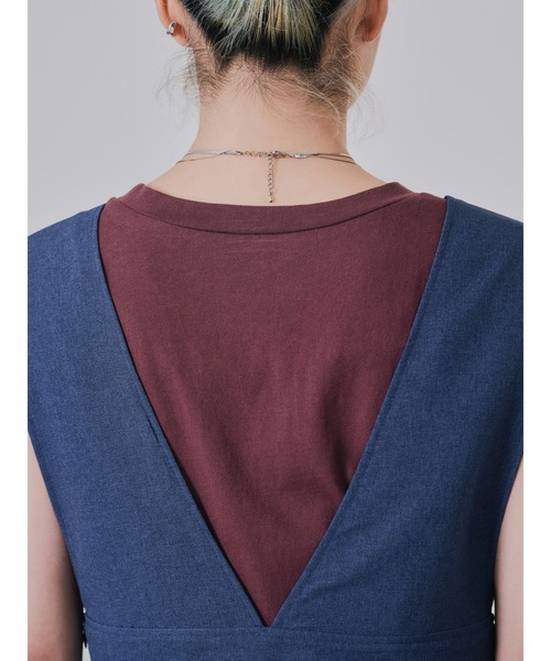 DOLLUPOOPS（ドールアップウップス）の「リーフプリントパンツ　オールインワン（つなぎ/オールインワン・レディース・ブラック/ベージュ・38）」の21枚目の写真