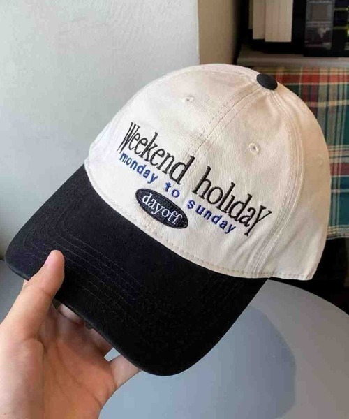 SHEPP（シープ）の「バイカラーレタリング刺繍 キャップ（キャップ・レディース・ブラウン/グレー/ネイビー/ブラック・F）」の17枚目の写真