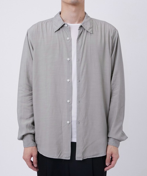 soe（ソーイ）の「【soe/ソーイ】別注 Shirts（シャツ/ブラウス・メンズ・グレー/ブラック/ネイビー・1/2）」の3枚目の写真