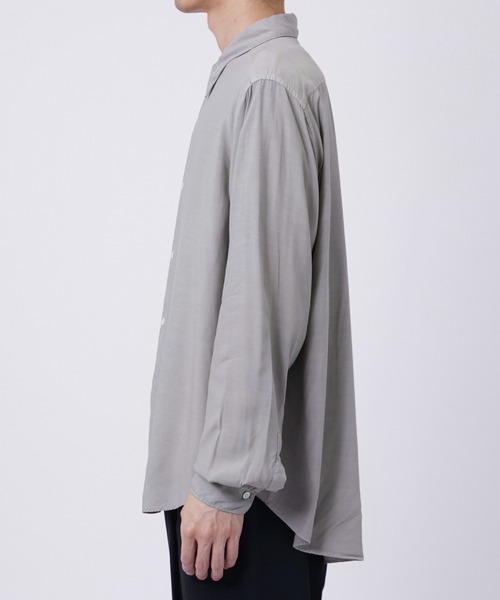 soe（ソーイ）の「【soe/ソーイ】別注 Shirts（シャツ/ブラウス・メンズ・グレー/ブラック/ネイビー・1/2）」の5枚目の写真