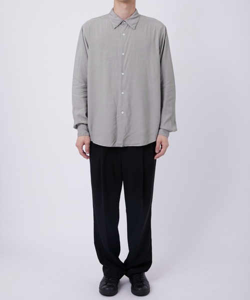soe（ソーイ）の「【soe/ソーイ】別注 Shirts（シャツ/ブラウス・メンズ・グレー/ブラック/ネイビー・1/2）」の7枚目の写真