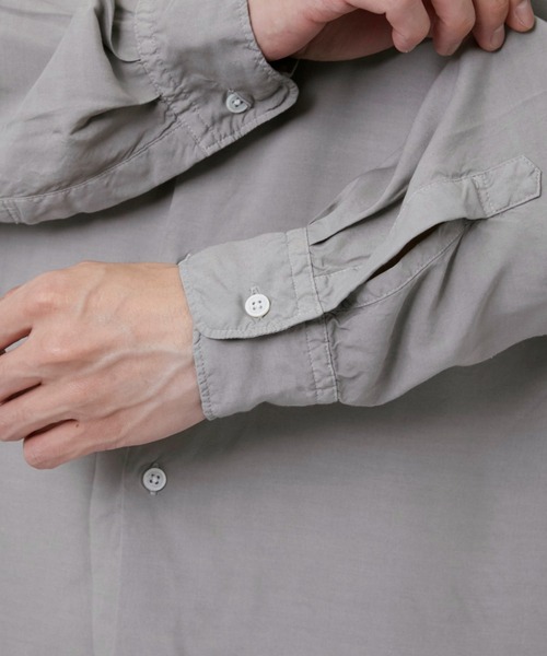 soe（ソーイ）の「【soe/ソーイ】別注 Shirts（シャツ/ブラウス・メンズ・グレー/ブラック/ネイビー・1/2）」の13枚目の写真