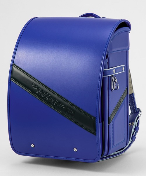 DIESEL（ディーゼル）の「DIESEL(ディーゼル)5TH POCKET STRIPE (フィフス ポケット ストライプ)ランドセル【2025年7月下旬お届け】（ランドセル・キッズ・ブルー/ゴールド/ブラック×ゴールド・ONE SIZE）」の3枚目の写真