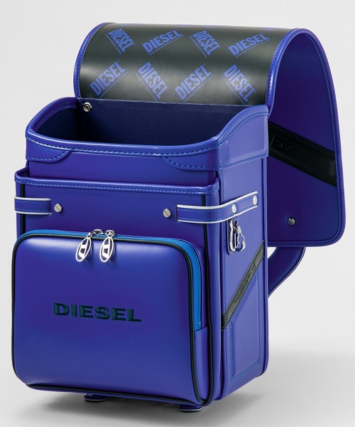 DIESEL（ディーゼル）の「DIESEL(ディーゼル)5TH POCKET STRIPE (フィフス ポケット ストライプ)ランドセル【2025年7月下旬お届け】（ランドセル・キッズ・ブルー/ゴールド/ブラック×ゴールド・ONE SIZE）」の5枚目の写真