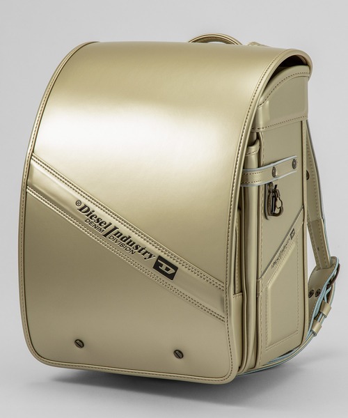 DIESEL（ディーゼル）の「DIESEL(ディーゼル)5TH POCKET STRIPE (フィフス ポケット ストライプ)ランドセル【2025年7月下旬お届け】（ランドセル・キッズ・ブルー/ゴールド/ブラック×ゴールド・ONE SIZE）」の7枚目の写真