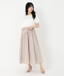 STRAWBERRY-FIELDS | 天竺*ライトタフタ_ジャージドッキングワンピース ワンピース(ワンピース)