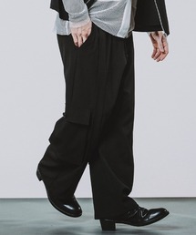 Zegna イタリア製 リネン センタープレス スラックス カーゴパンツ 燻み ADRER カーゴパンツ extra quality deformation flare cargo